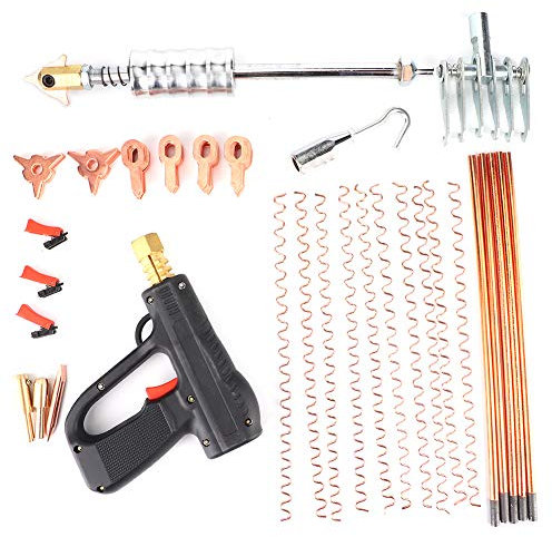 Brilluxa 86-teiliges Dellenzieher-Bolzenschweißgerät-Set, Karosserie-Punktreparaturgerät, Bolzenschweißhammerpistole, Mini-Schweißmaschine