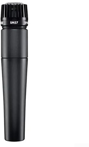 Microphone en métal SM57 avec anneau mobile en forme de cœur pour chanter sur scène