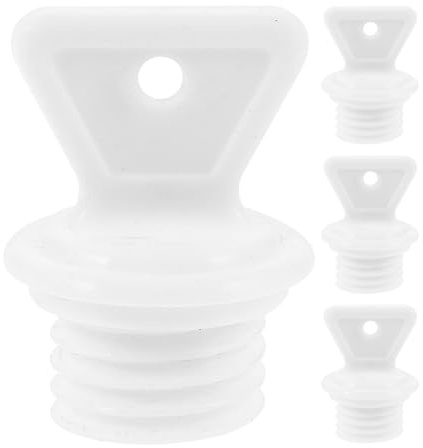 Minkissy 4Pcs Hot Water Bottle Screw Plug Replacement Leakproof Rubber Caps 21Mm Inner Diameter Warm Water Bag Stopper Accessories for Home Travel Office Use