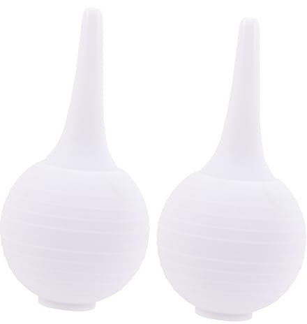 GARVALON Ohrreinigungsbälle 30 ml PVC Quetschbirnen zum Entfernen von Ohrenschmalz für Ohren Kameras und Präzisionsinstrumente – 2 Stück