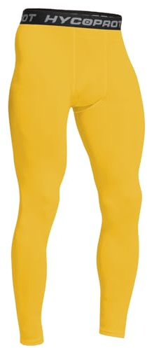 HYCOPROT Pantalones de Compresión para Hombre Secado Rápido Pantalones Deportivos de Entrenamiento Leggings Correr de Baloncesto para Running Fitness Yago