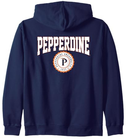 Pepperdine University Waves Collegiate Seal Zip Hoodie