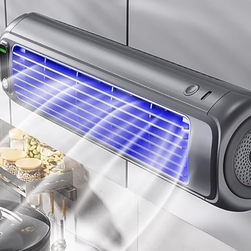 Wall Mounted Portable Air Conditioner,Small Fans & Cooling,Usb Rechargeable Portable Fan,No Drilling Wall Mounted Air Cooling Fan for Desk Bedroom Office Kitchen Gifts for Dad Fathers Day