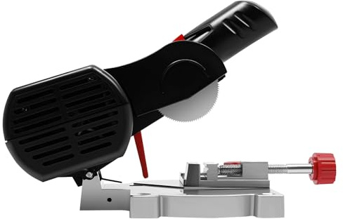 Troncatrice da 90 W, mini sega da tavolo 6000 giri/min, con utensile di serraggio, angolo di taglio 0-45°, per tagliare legno, metallo