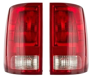 YMYYQW Antinebbia posteriore Fanale Posteriore Sinistro+destro Per Auto Per Ram 2009-2018 Fanali Posteriori Lampade Fendinebbia Indicatore Di Direzione 55277414AC 55277415AC