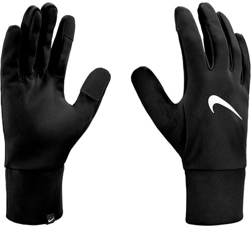NIKE Therma Fleece Gloves Handschuhe (Black, M)
