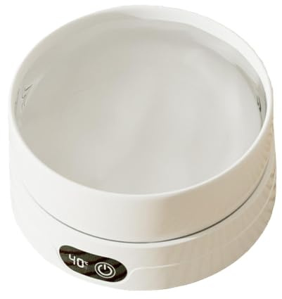 Beheizter Futternapf, 4 Stufen Temperatur Trinken Feeder Platte, Thermo Wasser-Futterspender für Hunde, Energiesparend mit Anti-Spill Design, Hydration Gerät für Hunde Katzen Welpen Kätzchen