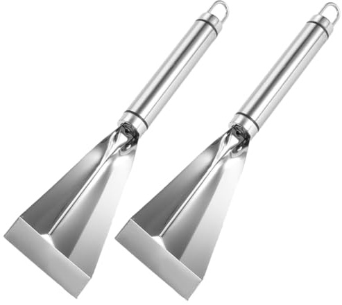 GALPADA 2 pezzi Coltelli per Intaglio Frutta e Verdura in Acciaio Inossidabile Taglierina per Modellare Alimenti con Lama Liscia e Margine Incisivo Utensile da Cucina Sicuro ed Ergonomico