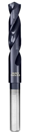 Hilpaty Foret Metal Hélicoïdaux, HSS Forets Meche Metal Professionnel Foret à Mèche M35 HSS-Co à Revêtement AlTiN, Standard DIN 338 (15.5mm)