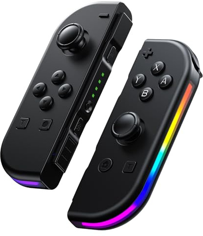 CSWXIO Switch Controller, Wireless Controller Compatible with Switch/OLED/Lite with RGB LED, Vibration, Wake-Up, 6-Axis