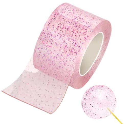 Cinta de burbujas nano brillante en la oscuridad – Bandas artesanales ultra elásticas sin calor, cinta adhesiva para globos mágicos DIY para principiantes, kit de artesanía sensorial luminiscente P