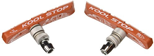 Kool Stop MTN Mountain Bicycle Brake Pads (Threaded, Salmon)