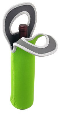 Kesper Bottle Cooler Wine Cooler for 1 Bottle Drinks Cooler Cool Bag Green