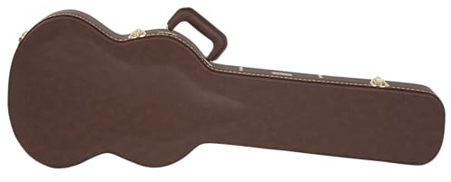 Gator Cases Estuche Deluxe de Madera para Guitarras Eléctricas SG; Exterior Marrón (GW-SG-Brown)