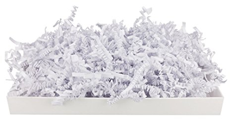 SizzlePak 200, Weiß, weißes Füllmaterial und Polsterpapier zum Füllen, Polstern, Ausstopfen, Dekorieren von Geschenk-Verpackungen, Deko - 1 kg