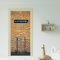 Walplus Mural Para Puerta Vinilo Adhesivo Pared Tamaño Del Reino Unido Puerta Mural Kings Cross Plataforma Decoración Autoadhesivo Pegatina 88X200Cm Negro Marrón Gris Blanco