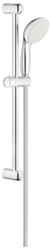 Grohe, Tempesta, Conjunto de teleducha (1 chorro)y barra de ducha, Cromo, 600 mm (Ref 27853001)