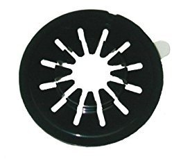 50 x schwarze selbstklebende CD-/DVD-Hubs (Rosetten) – von Dragon Trading