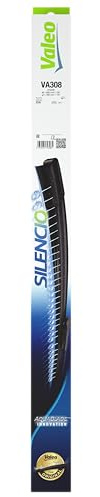 VALEO Silencio Original Aquablade-torkare – VA308 – uppsättning av bästa rengörings- och torkningsprestanda, uppvärmda torkarblad 650 mm/480 mm – fram – set med 2 torkarblad