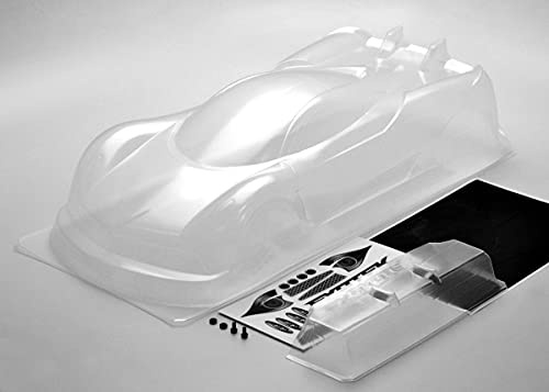 EXOTEK Racing 1947 P1-Z 1/10 USGT Race Clear Lexan Body with Wing