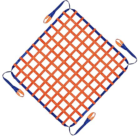 Hangendes Hebenetz - Flaches Nylonnetz, Anhängernetz, Schutznetz Garten, Cargonetz Heavy Duty, Für Treppenhebungsnetz, Frachtnetz, Anpassbar, Last 0,3-3,5 Tonnen (Size : 3 X 3M/Mesh 15cm/Load 2t)