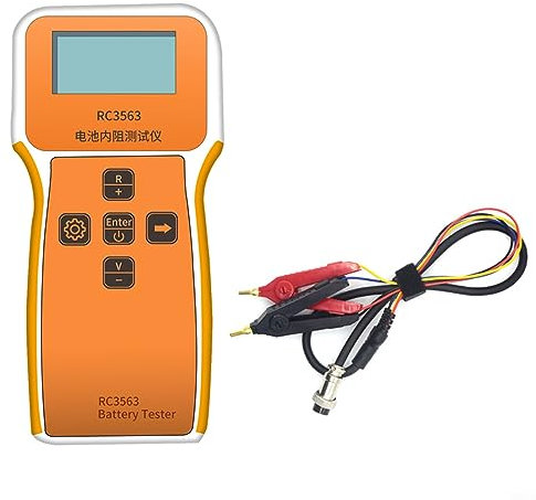 Battery Tester, LCD Display RC3563 Internal Resistance Detector AC Lea D Acid Lithium Car Battery Tester