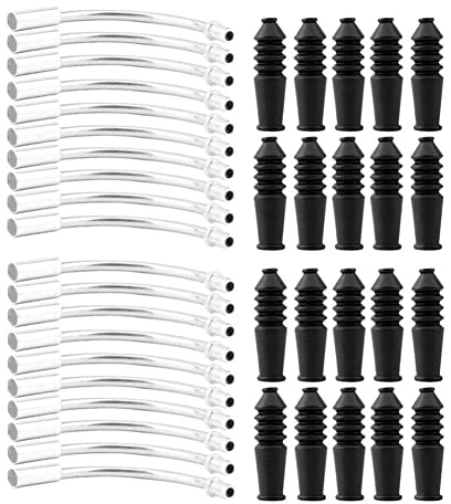 Dormstop Mountain Bike V Brake Noodles Rubber Cable Guide Bend Tube Pipe Sleeves Protector Hose
