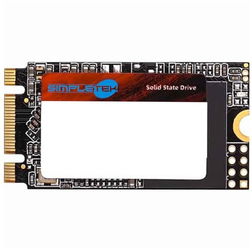 SIMPLETEK - SSD Interno M.2 SATA NGFF 2242 da 1TB (1000GB) 3D NAND | Ideale per PC Laptop Notebook Memory Vault e Compatibile con Mac