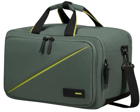 American Tourister Take2Cabin - Borsa da viaggio 3 vie Ryanair, 40 cm, 25 L, Verde (Dark Forest)