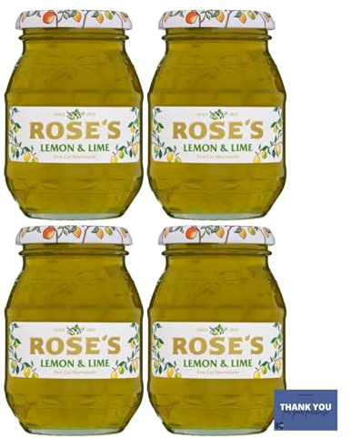 Rose's Lemon & Lime Fine Cut Marmalade (454g x 4)