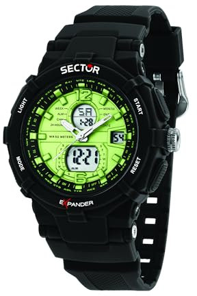 Sector No Limits Orologio Uomo, Collezione Ex-09, Anadigitale, 50 mm, Regalo Uomo