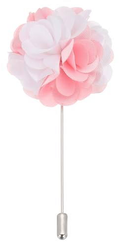 PATIKIL Blumenanstecker Pin, Reversnadel für Herren, Kamelienblume für Anzug, Hochzeit, Abschlussfeier, Jubiläumsbrosche, Outfit-Zubehör