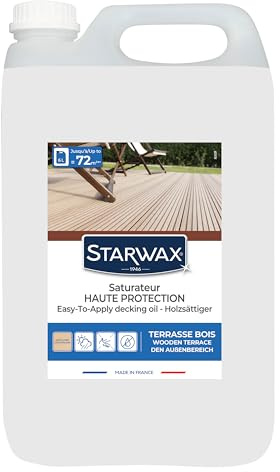 STARWAX Saturador Alta Protección Terrazas de Madera 6L Incoloro