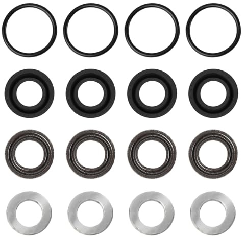16pcs 7105742 Pressure Washer Oil Seal for Simpson, Low and High Pressure Washer O Ring Kit Fit for 530001,530002,530008,530009,530016,530028,530030