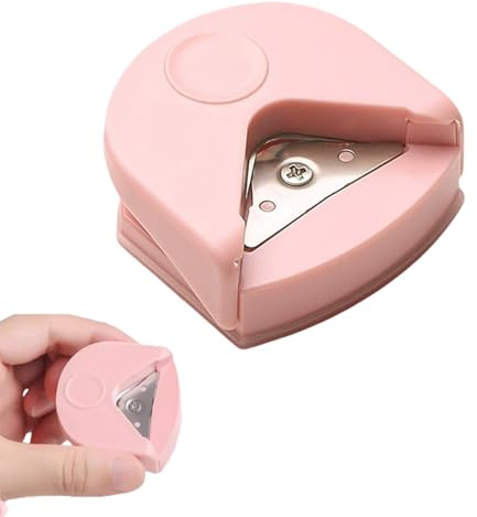 Eckenabrunder für Laminierfolien Eckenrunder,Ecken Abrunden Stanzer,Laminiergerät Eckenrunder Folien,Corner Cutter Punch,4R Größe Präzisionsklinge Eckenabrundung für Papier,Fotos und Büro Dokumente