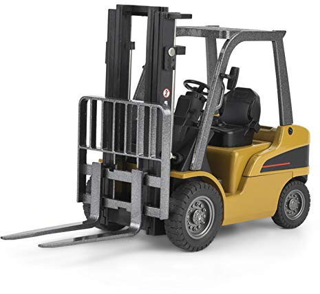 RIZGHWOY Giocattolo per Camion del Carrello Elevatore in Lega, Modello di Veicolo Ingegneristico per Bambini, Costruzione Durevole, Adatto per la Raccolta, Anziano 8y, Materiale in