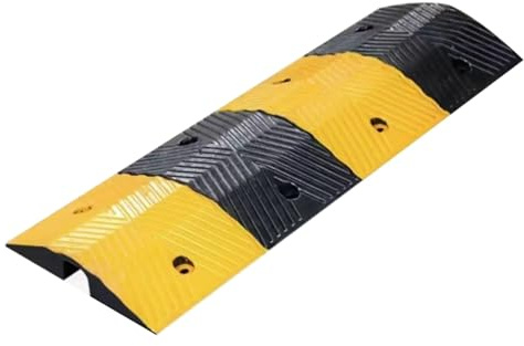 Canaleta Cables Suelo, Pasacables de Suelos, Diseño a Juego en Negro y Amarillo, Capacidad de 15 T, Adecuada para Garaje/carretera