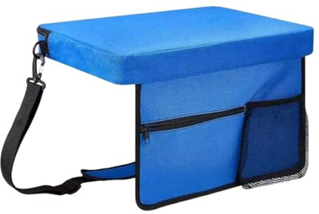 Generico Cuscino da Stadio,Sedere Portatile Esterno - Cuscino Stadio Impermeabile con Tracolla per Parco Escursioni Spiaggia Concerto Picnic Trasporto