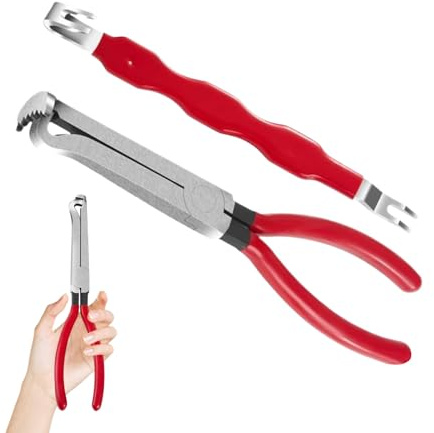 xadsiklan Electrical Disconnect Pliers for Cars, Precision Clip Extractor, Precision Car Connector Removal Tool, for Electrician Repair Industrial Maintenance Truck SUV Trailer Tractor