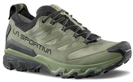 LA SPORTIVA Ultra Raptor 3 GTX scarpe da trekking da uomo impermeabili e confortevoli con suola antiscivolo e membrana Goretex, Cypress Black, 44.5 EU