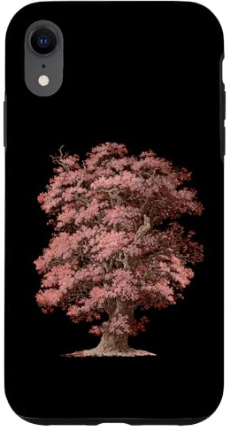 Vintage Nature Chêne Arbre Naturel Arbre Bois Coque pour iPhone XR