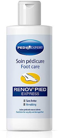 PEDIEXPERT - Renov'Pied - Elimine peaux mortes et callosités - Soulage les douleurs aux pieds - Action rapide dès la 1ère application - Flacon de 200ml - Marque Française
