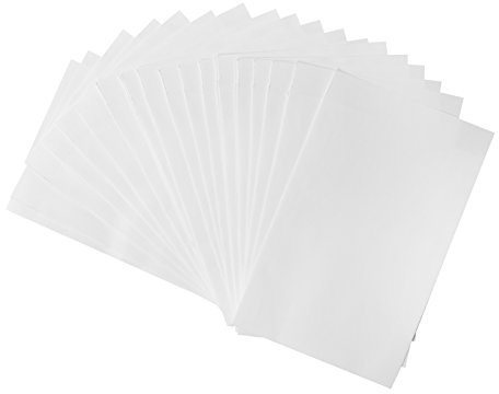 Logbuch-Verlag 25 Papiertüten klein weiß 10,5 x 15 cm Kraftpapier Tüten Papierbeutel flach - Mini Verpackung für Schmuck, Kleinigkeiten, Kleinteile