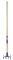 Spear & Jackson E77528 Croc à Fumier à douille 4 dents manche 135 cm, Vert