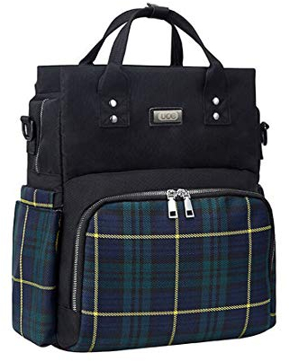 RONGJJ Baby Wickelrucksack Wickeltasche Multifunktional Mode Wickelrucksack 29 * 12 * 36cm Polyester Große Kapazität Reiserucksack für Unterwegs, Green