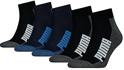 PUMA Unisex Unisex Bwt Cushioned Quarter Socken (5er Pack)