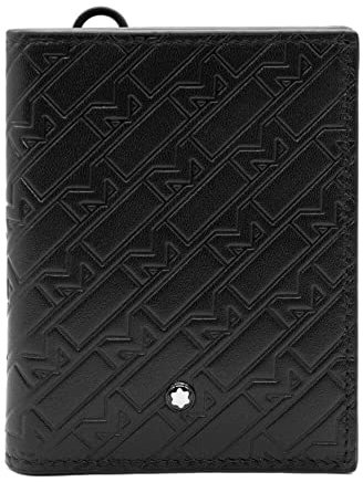 Montblanc M_Gram Brieftasche 6cc aus Leder in der Farbe Schwarz, Maße: 11cm x 9cm x 1cm, 130025