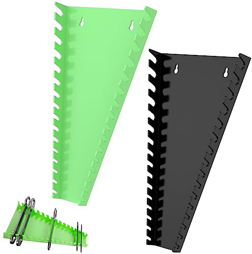 2 Supporto Per Chiave a Cricchetto Organizzatore,set chiavi inglesi,Staffa Della Chiave Inglese Organizer Porta,per chiavi inglesi per la memorizzazione di metrica da per 5 mm a 27 mm