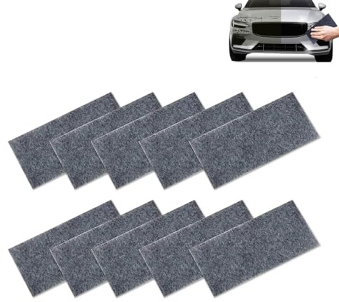 10PCS Nanoklean Magic Cloth, Nanoklean Cloth, Thickened Magic Cleaning Cloth, Magic Cleaning Cloth, Glass Cleaning Cloths, Nano Cloth Car Scratch Remover, Multipurpose Scratch Repair Cloth (20*10CM)