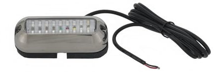 wellenshop 12/24 Volt Unterwasserlicht Kaltweiß oder Ozeanblau, Beleuchtung für Boot, Teich & Pool. Farbe Ozeanblau